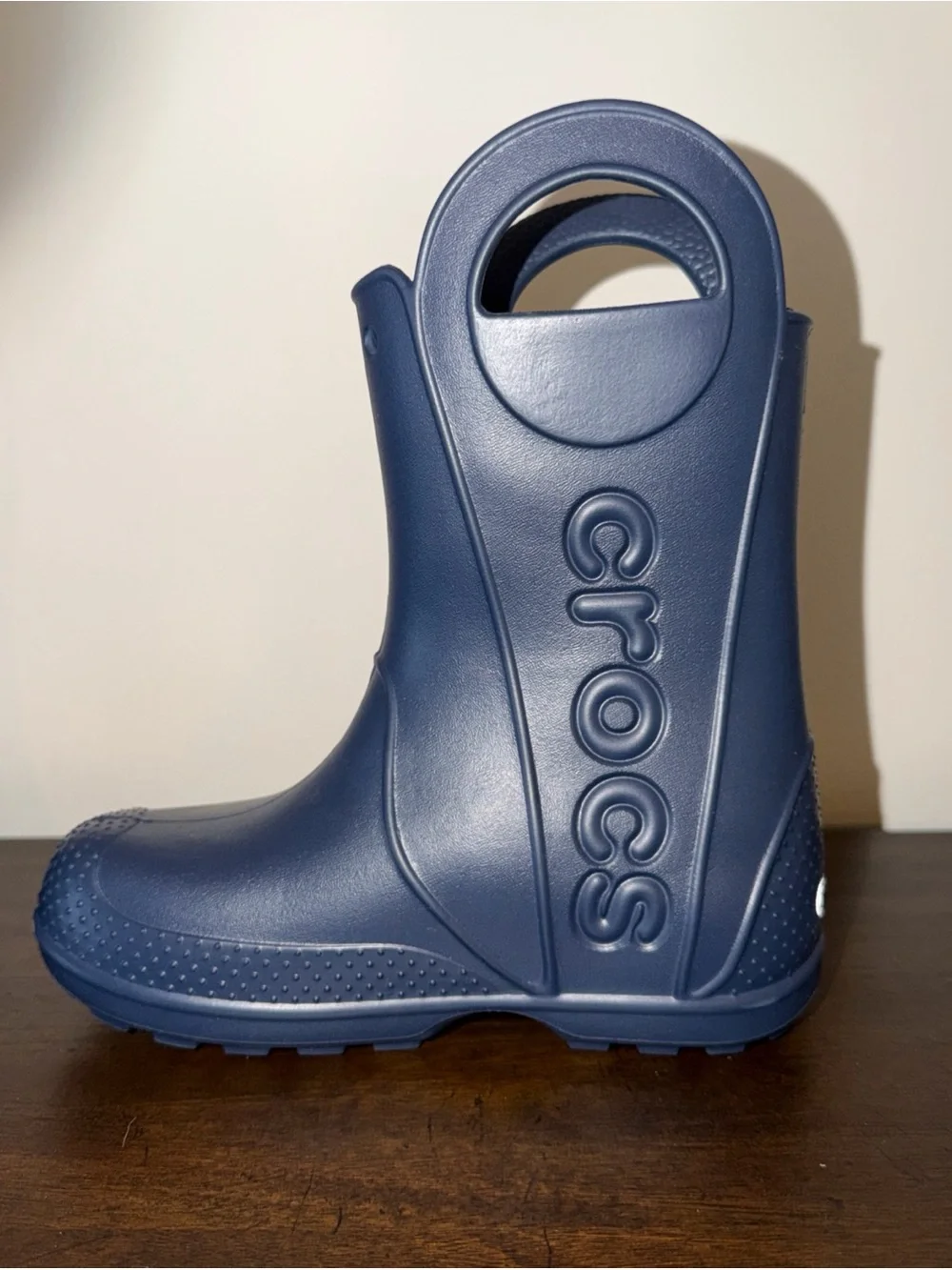 Crocs Children Toddler Handle It Rain Boots Navy Blue Size C13 Waterproof NWOT